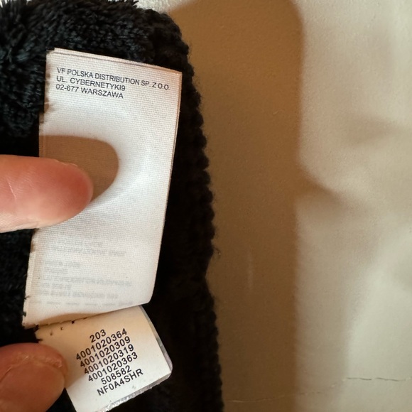 The North Face Cable Minna Fleece Lined Acrylic Earband Womens One Size Black - Picture 11 of 12